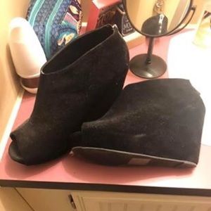 Torrid size 12 peep toe booties